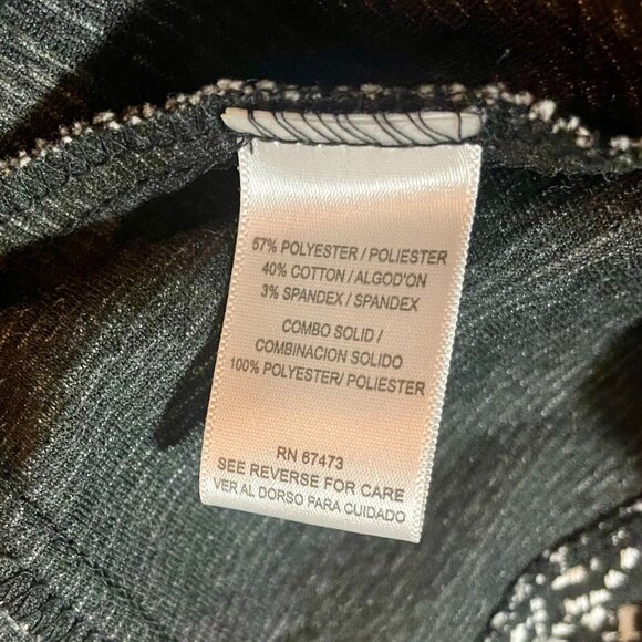 Julian Taylor Black White Fit & Flare Dress NWT Size 14 Zip Accent - Picture 10 of 13